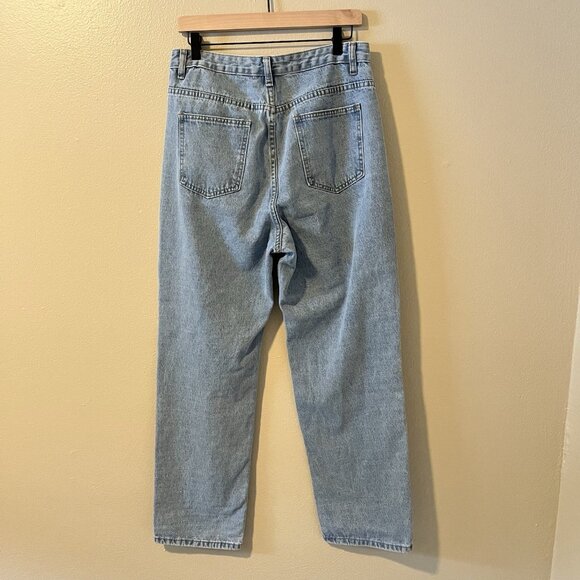 Romwe Jeans Women Embroidery Tomatoes Cherry Farmers Market Veggie Fruit L Cute - Picture 5 of 6